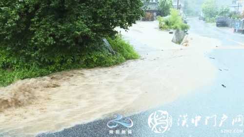 強降雨導(dǎo)致略陽縣部分鄉(xiāng)鎮(zhèn)山體塌方道路受損！