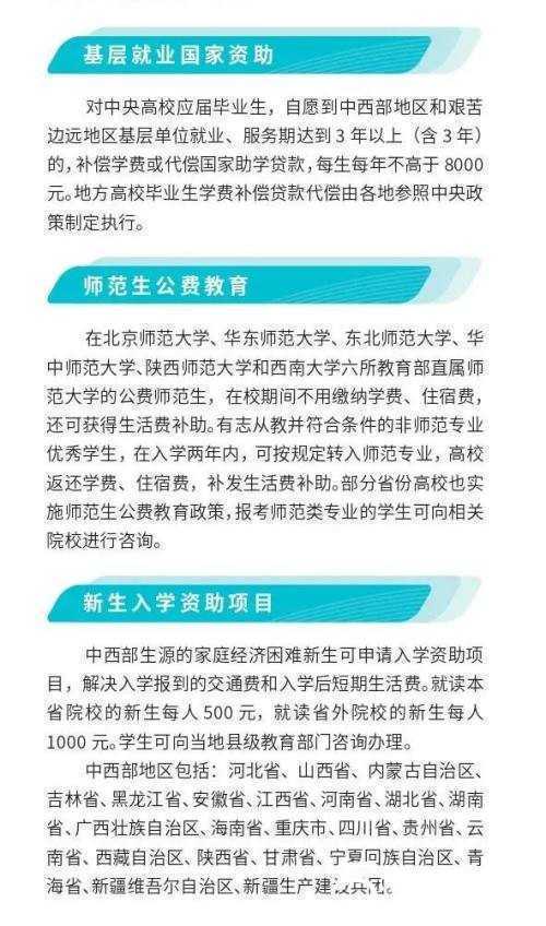 轉發收藏！考上大學有這些資助政策