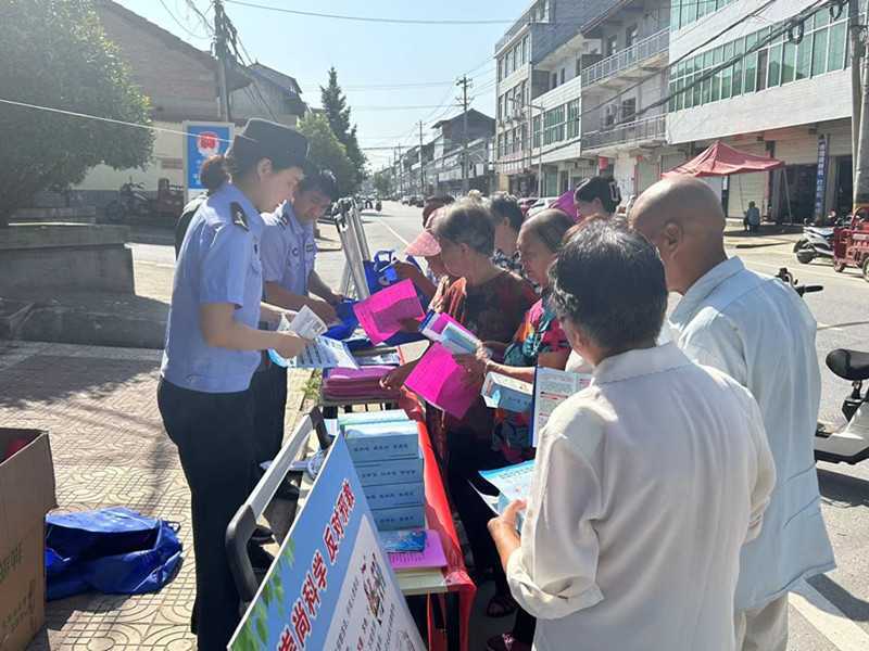 城固縣原公派出所扎實(shí)開(kāi)展“反邪教”宣傳活動(dòng)