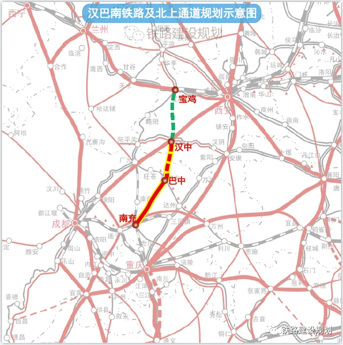 未來10年，漢中有望開建的3條鐵路項目！